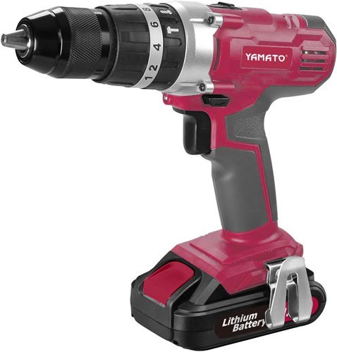 Yamato 099362 Trapano A Percussione A Batteria Al Litio, Cdp 16L, 16 V, 2 Ah, 350/1250 Giri/Min