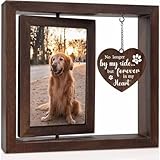 Erinnerung Hund Katze Bilderrahmen, Holz Bilderrahmen mit Gedenkbedeutung,Geschenk für Hundebesitzer Katzenbesitzer,Gedenkrahmen für Verlust von Haustier, Verlust Sympathie Geschenk,Tischdekoration