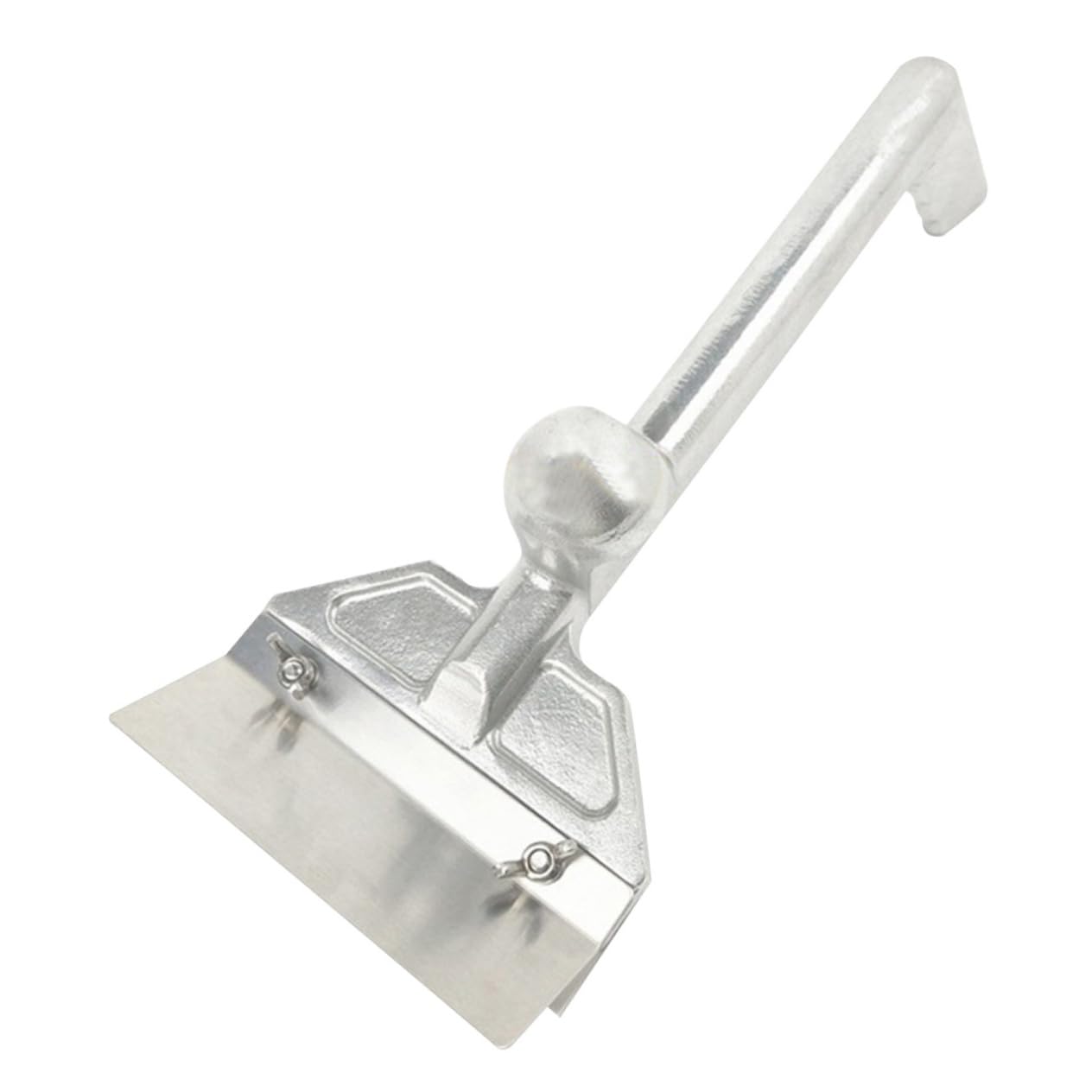 Gogogmee Heavy Duty Stainless Steel Grill Scraper with Extra Long Handle Ergonomic Griddle for Skillet Grills and Frying Pans Versatile Kitchen Spatula