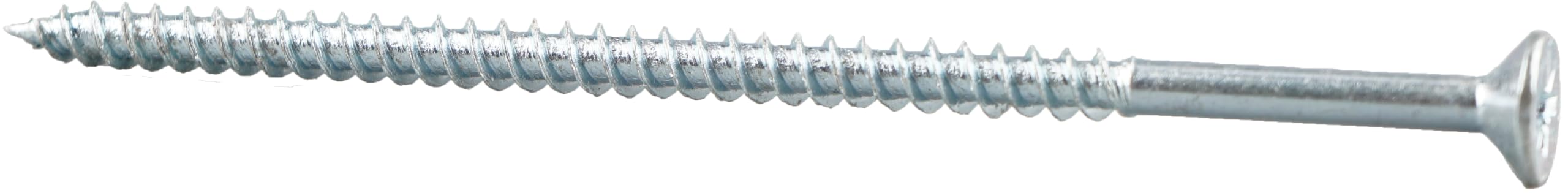 Twinthread Woodscrews Bright Zinc Plated – High Grip Wood Screws for Softwood, Chipboard & MDF – Rust Resistant (#10 x 4 (Pack of 100))