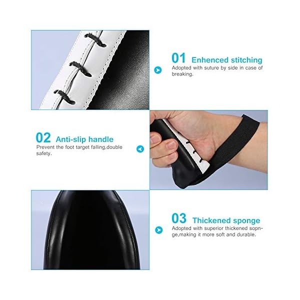 Taekwondo-Double-Kick-Pad-Target-Tae-Kwon-Do-Karate-Kickboxing-Training-TKD-Kicking-Pad-Practice-Kick-Target-Training-Double-Face-Kick-Foot-Pad-Martial-Arts-Equipment-Sporting-Goods-Paddle-Black Taekwondo Double Kick Pad,Target Karate Kickboxing Training TKD Kicking Pad,Practice Kick Target Training Double Face Kick Foot Pad,Martial Arts Equipment Sporting Goods Paddle - Black