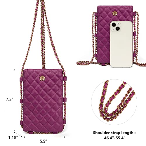 Image of Montana West Quilted Small Crossbody Bags for Women Trendy Cell Phone Purse