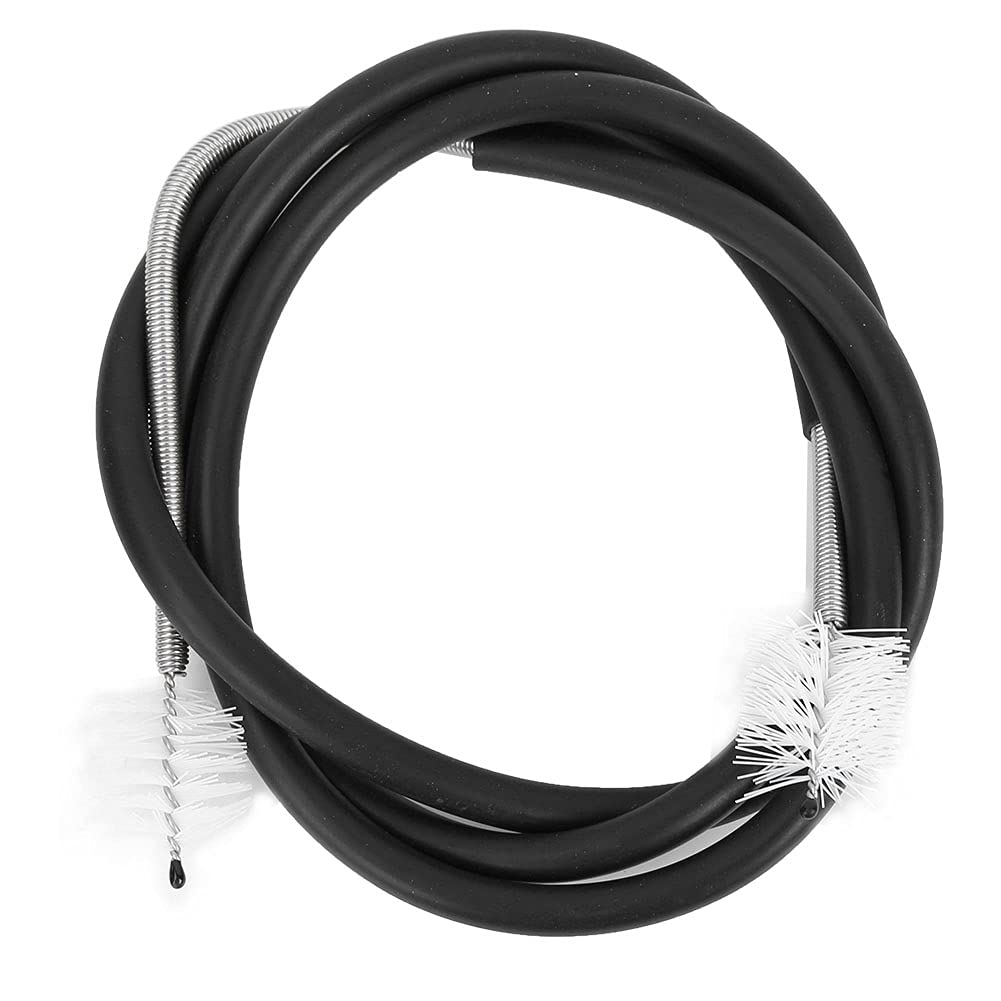Tomotato Plastic Cleaning Brush Long Pipe Brush Flexible Instrument Pipe Brush Nylon Instrument Hose Brush For Trumpet Cornet Valve Tube Musical Instrument