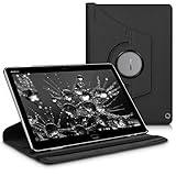 kwmobile 360° Case for Huawei MediaPad M3 Lite 10 - PU Leather Protective Tablet Cover with Stand Function - Black