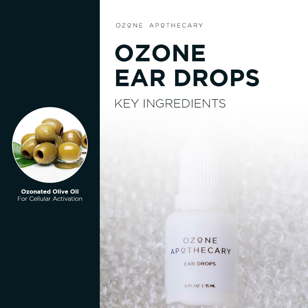 Organic Ear Drops | Ozone Oil Infused Ear Care | Ozonated Oil to Nourish, Protect & Cleanses for People and Pets