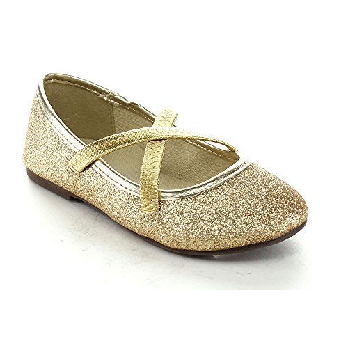 JELLYBEANS Jelly Beans Ballet Toddler's Little Girl Glitter Comfort Ballet Flat