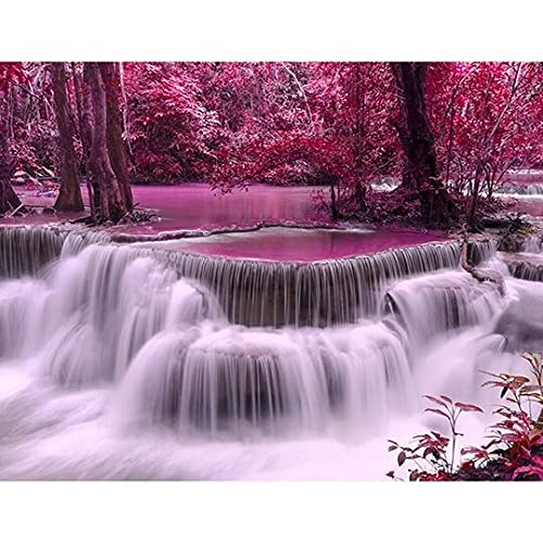 Kit diamant peinture 5D cascade contre le stress pour adulte