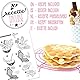 SCRAP COOKING 3907 Waffeleisen Bubble Factory – Elektrische Hong Kong Blasen-Waffelmaschine für Egg Waffles Bäckerei – 180 Grad drehbar, antihaftbeschichtet & kompakt, 20, Glas, Wassergrün