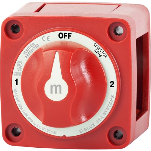 Blue Sea Systems 6008 m-Series Series Mini Battery Switch 3 