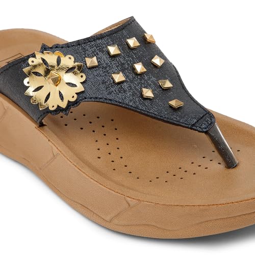 Image of BELLA by Labella Women's Fashion Platform Slip-On Sandal - Comfortable, Lightweight, Slip-Resistant, Breathable - Ideal for Casual and Office Wear