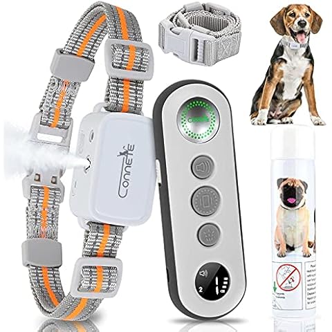 Collar de ladridos de citronela para perros con control remoto y 1 lata de repuesto Cover