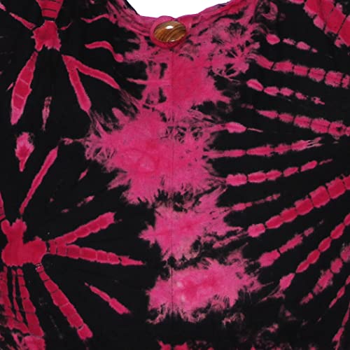 Image of TIE DYE Bohemian Hipster Hobo Boho Hippie Crossbody Bag Purse Black Tone 39 inch