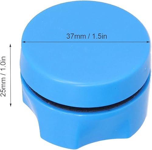 Miniatura 2 de Zerodis Mini limpiador magnético para acuario, cepillo de pecera, raspador de vidrio, herramienta de limpieza flotante portátil para acuarios