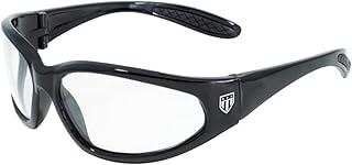 Spec Optics - Sharpshooter - Protective Eyewear - Shatterproof Safety Glasses - Shooting Glasses - Eye Pro - Clear Lenses - for Men & Women, Black - Triumph Systems
