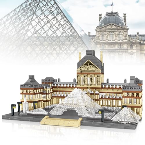 Finger Rock Klemmbausteine Architecture Straßenansicht Pariser Louvre,...