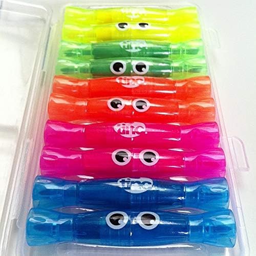 Tinc Nifty Snifty Double-Tipped Scented Highlighter Pens for Kids | for use at School and on Homework - A Range of 10 Colours with a Fruity Fragrance | for Girls and Boys | Pack of 10, NISNDTMU