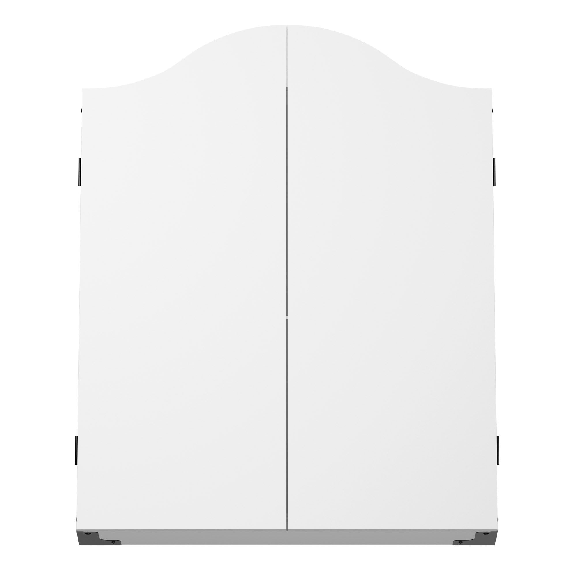 KOTO - Gabinete de Dardos Blanco Plain, Almacenamiento Práctico para Dardos en Casa, con Whiteboards para Llevar la Puntuación