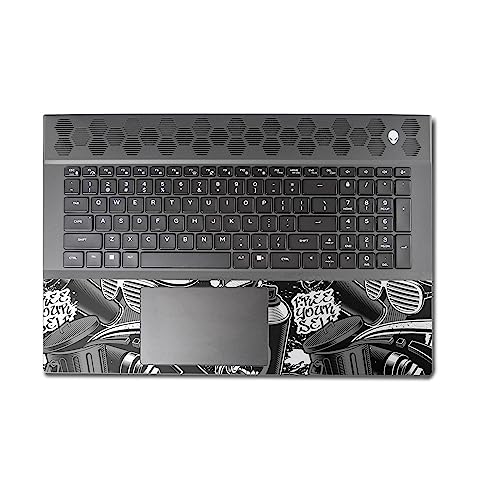 Image of MightySkins Skin Compatible with Alienware M18 R1 (2023) Full Wrap Kit - Mono Hip Hop | Protective, Durable, and Unique Vinyl Decal wrap Cover | Easy to Apply & Change Styles | Made in The USA