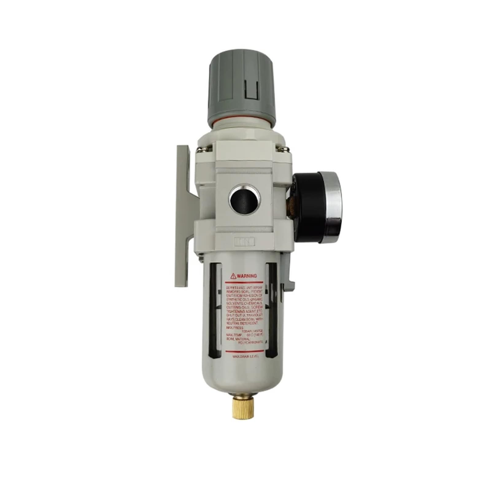 AC3010-03 Bomba de Aire Compresor Filtro Regulador de presión Trampa Separador de Aceite neumático Drenaje Manual Suministro Filtros de Humedad(Fiber and PC4-03)