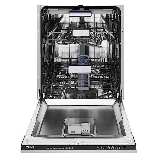 ZLINE 24" Tallac Series 3rd Rack Tall Tub Dishwasher in Stainless Steel, 51dBa (DWV-24) (304 Stainless Steel) - Image 4