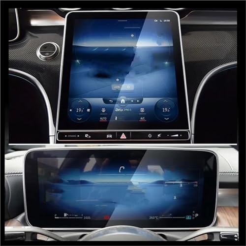 Verre trempé Mercedes Classe C W206 film protecteur écran GPS navigation de voiture 2021-2023