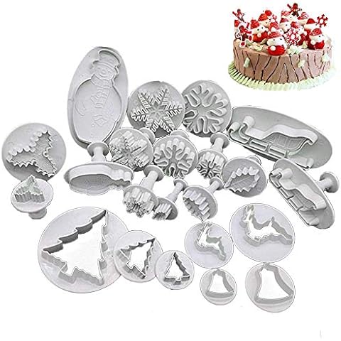 VONUOBEY 22-Piece Christmas Fondant Cutter Set Cover