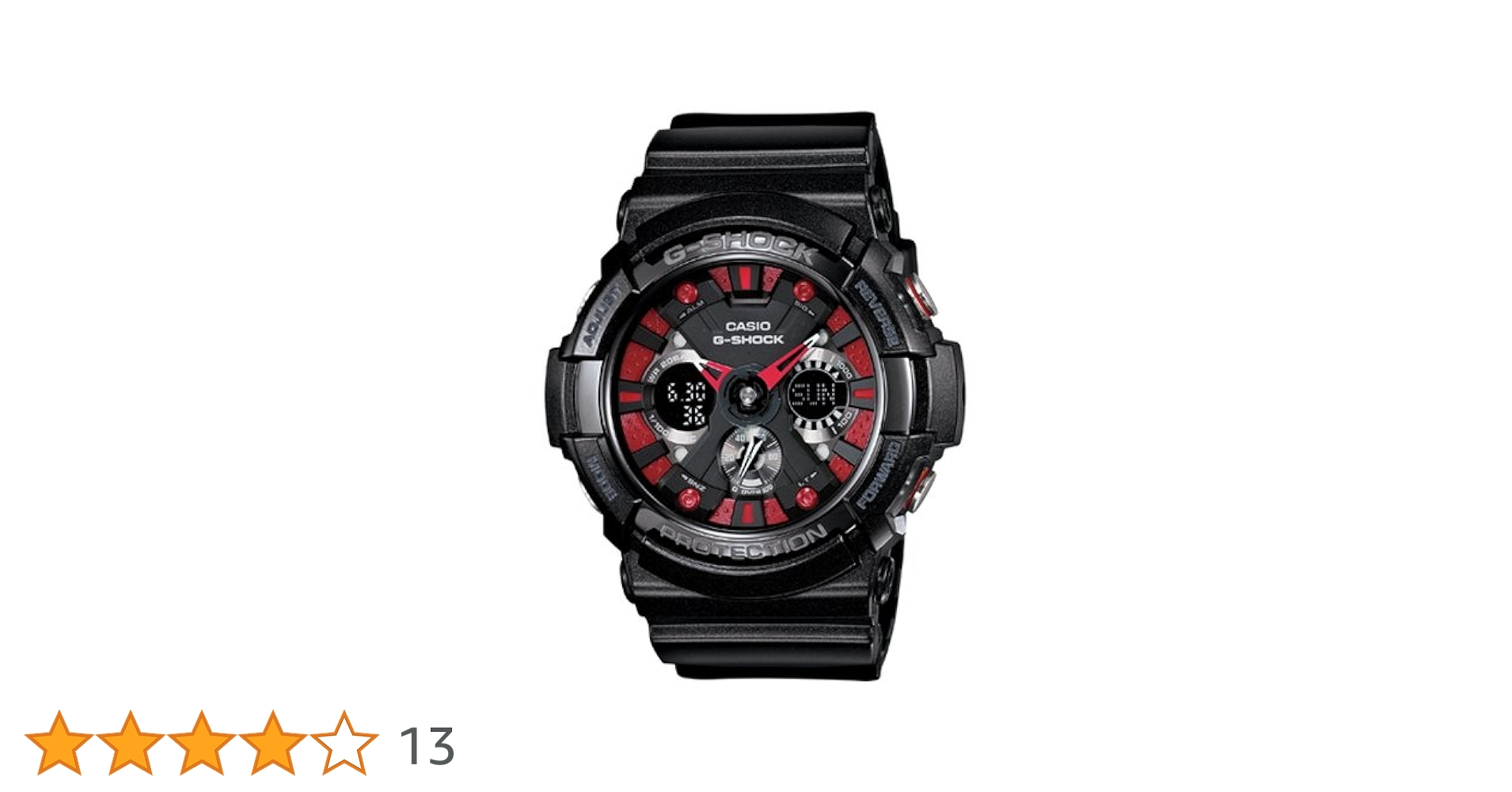【良品】G-SHOCK GA-200SH-1AJF アナデジ ブラック×レッド GA-B2100BNR-1AJF | CASIO