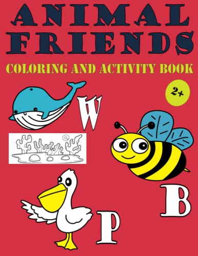 Animal Friends: Coloring and Activity Book 2+ image 2