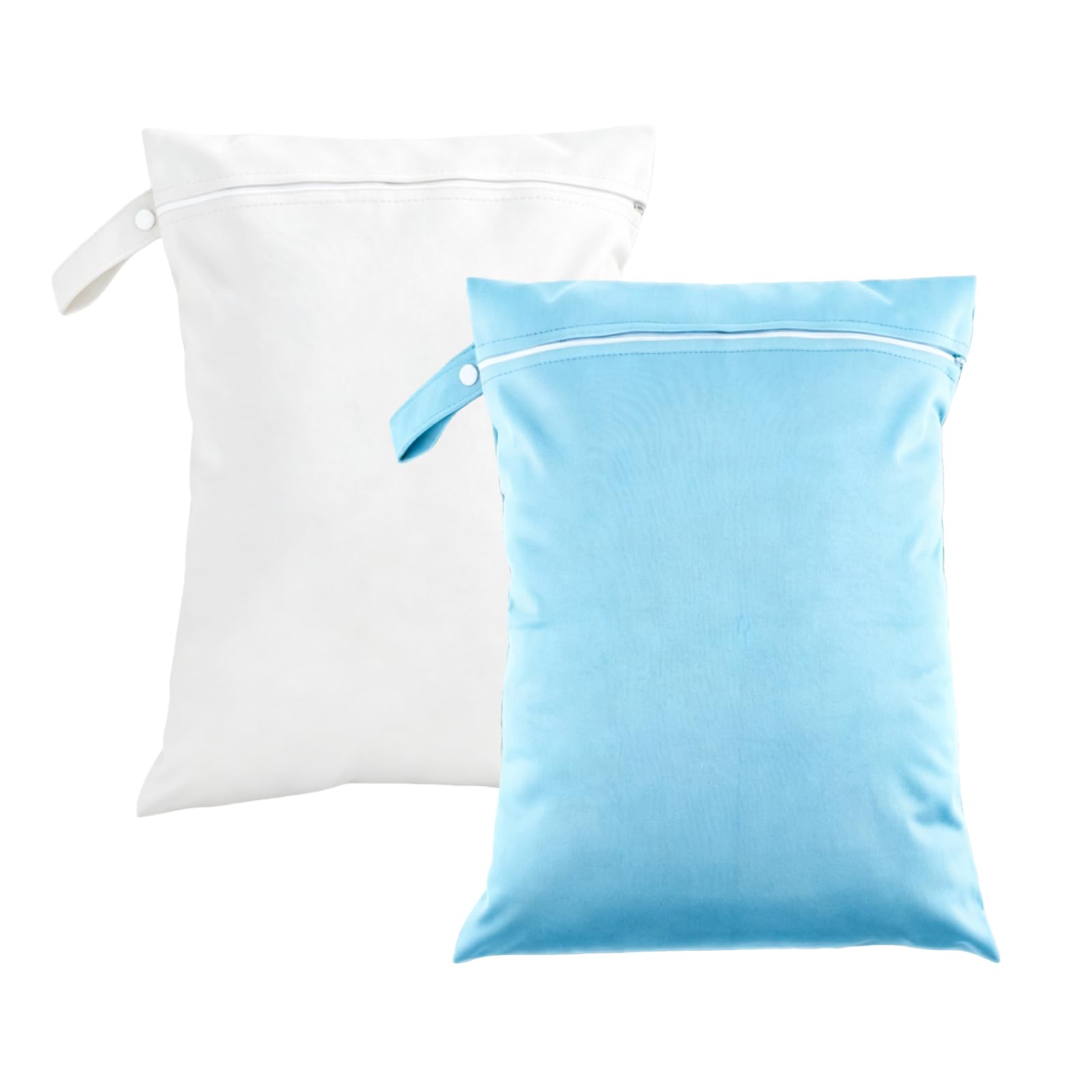 SZJYG 2 Pcs Wet Bags for Swimming, Waterproof Bag(Blue, White)