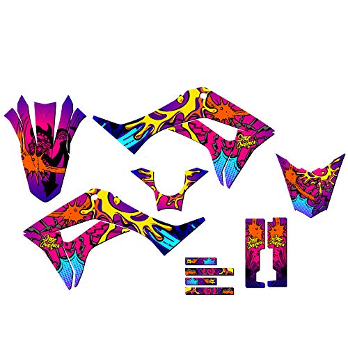 Amazon.com: 2019-2022 CRF 110 Zany Pink Senge Graphics Base Kit