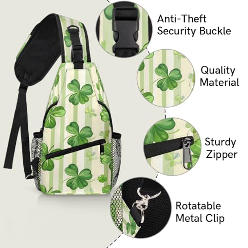 Bolso cruzado impermeable para día de San Patricio miniatura 3