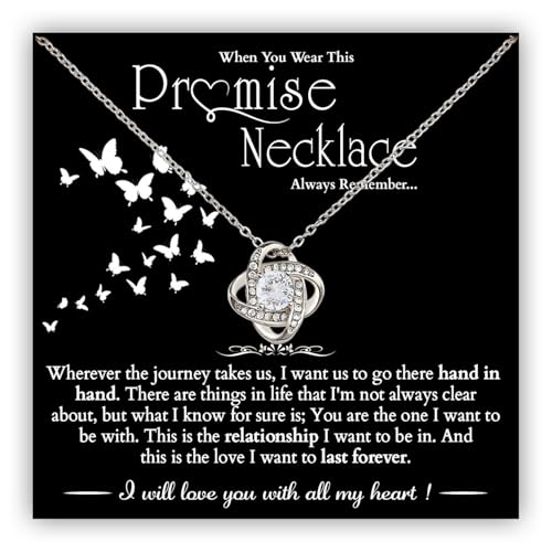 Promise Necklace For Her Promise Necklaces Gifts For Women Promise Necklace For My Wife Promise Necklaces Gift For Soulmate Girlfriend Wife Finacee Anniversary Christmas Birthday Gift For Her