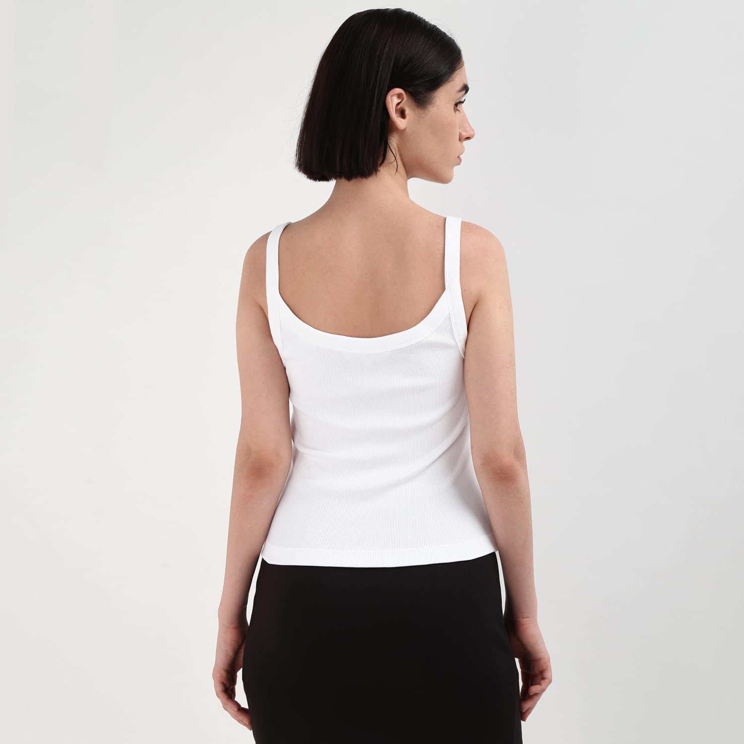 Calvin Klein Top męski Kobiety Tkana koszulka na ramiączkach