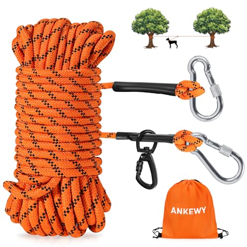 Dog Tie Out Cable 50ft, 350lb Capacity - Use Code ZZKMRIMD