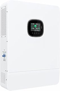 Dawnice 10KW 48V Solar Inverter- On/Off-Grid Hybrid Split-Phase Solar Inverter 48V to 120V/240V Built in 200A MPPT Controller Work with Lead Acid/LiFePO4 Battery UL1741