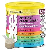 Else Nutrition Plant-Based Kids Protein Shake, Protein Powder for Ages 2-12. Dairy-Free, Complete Nutrition Shake, 25 vitamins & minerals, Heathy Kids Snacks, Vanilla 1-Pack
