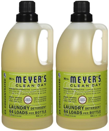Mrs. Meyer's Clean Day Laundry Detergent, Lemon Verbena, 64 oz, 64 loads-2 pk - //coolthings.us