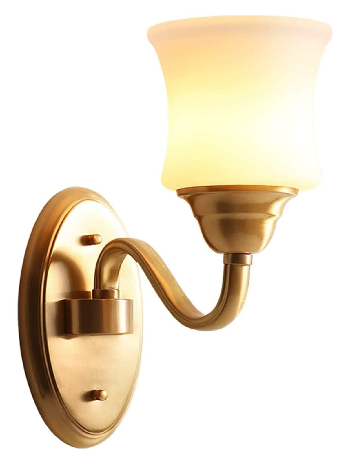 ZTCHSENZT Wall Lamp Light Light Luxury Copper Simple Home Room Decor Lamps Wall Sconce Light Fixture for Dining Room Bedroom Bedside Living Room Study Wall Light,1PACK