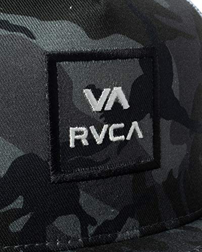Image of RVCA Men's Trucker Hat, Adjustable Snapback Cap for Streetwear & Skating, Lightweight Breathable All-Day Comfort