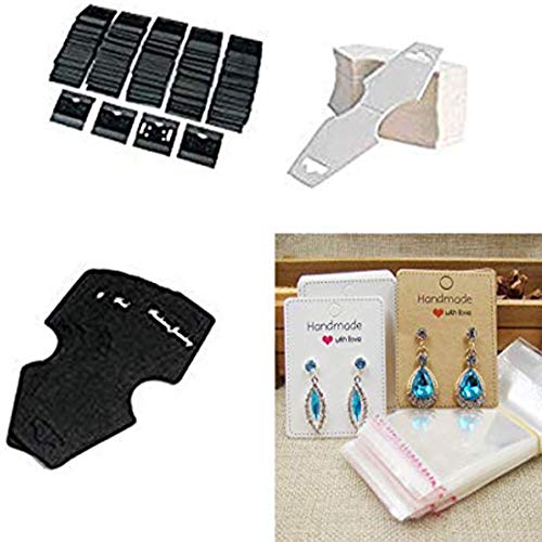 Image of DIY Crafts 100 Pcs Shape No # 6, White Jewellery Display Pice Tag Packing, Blank White Kraft (100 Pcs Shape No # 6, White Jewellery Display Pice Tag Packing)