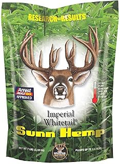 Whitetail Institute Imperial Whitetail Sunn Hemp Deer Feed Food Plot Seed, 7 Pounds
