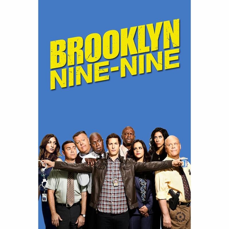POSTER WALLAH Brooklyn 99 Poster for Home Office and Student Room Wall | Aesthetic Poster | Wall Decor BRKLYN9905 (18X12 inch)