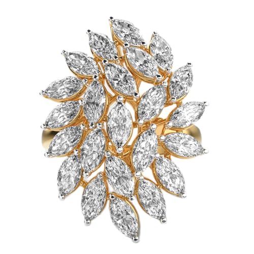 Bague moissanite marquise pour briller lors de vos soirées et grands dîners