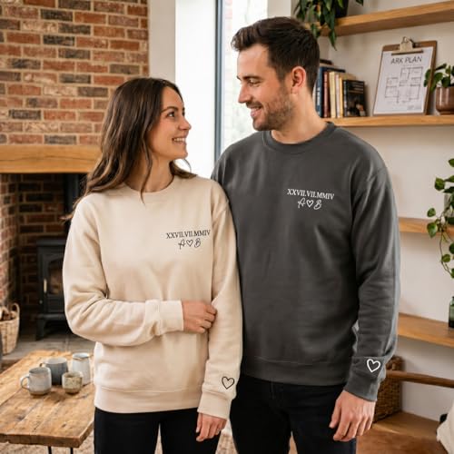 Image of Anniversary Shirts for Couples, Matching Valentines Design Tee