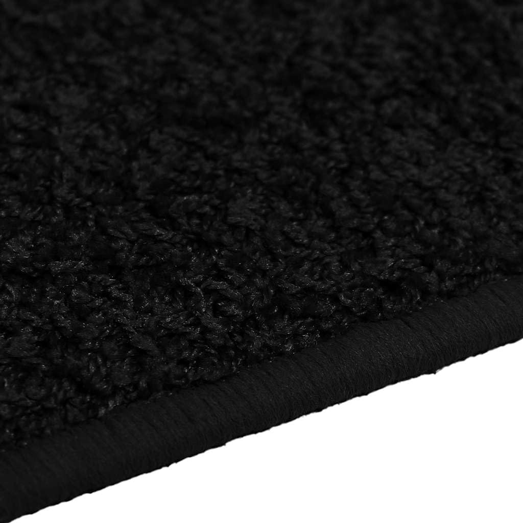 Fengshui Chodnik dywanowy, czarny, 50 x 100 cm, 100% polipropylen tuftowy