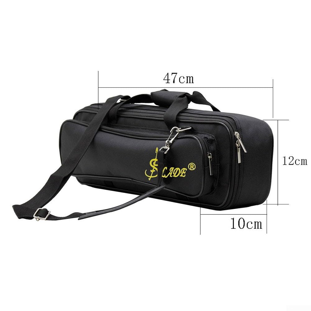 Oxford Cloth Flute Case Cover Bag with Adjustable Shoulder Strap - 46.5 * 13.5 * 11.5cm - Image 4