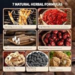 Ginseng Five Treasures Tea, Traditional Chinese Herbal Natural Organic Kidney Cleanse Detox Tea for Women & Men, 7 Precious Ingredients Formula (25 Bags/1 Pack, Ginseng Five Treasures Tea)
