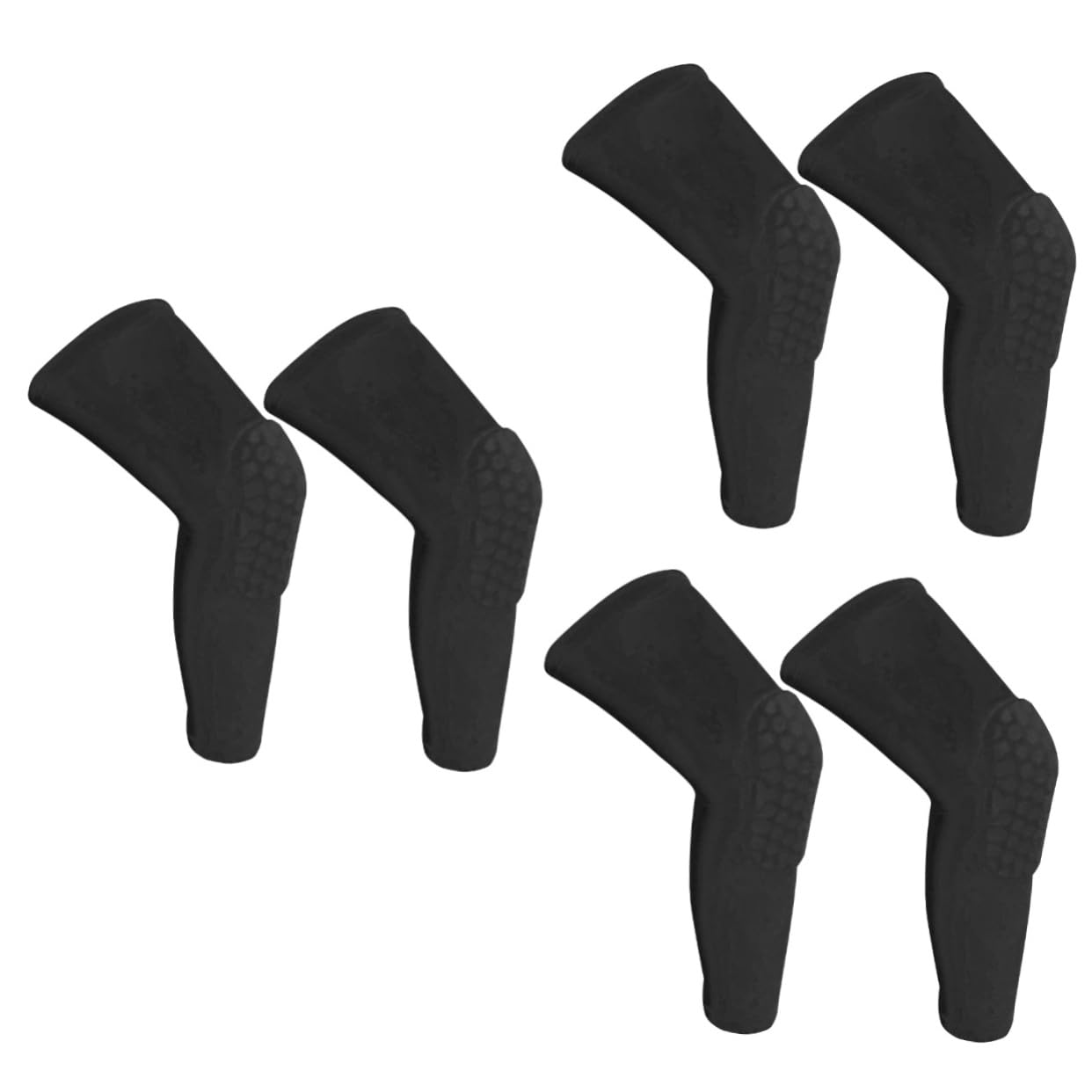 Beavorty 3sets Running Basketball Fitness Meniscus Injury Protector Warm Protective Gear Shockproof Pads for s 2pcs*3