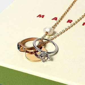 Amazon | [Marni] マルニ ボールチェーン ネックレス ホース