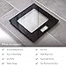 Greater Goods Digital Weight Bathroom Scale, Shine-Through Display, Accurate Glass Scale, Non-Slip & Scratch Resistant, Body Weight (Clear Black)
